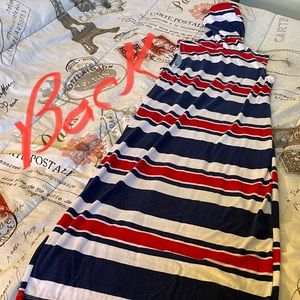 Hooded pocket tank top dress